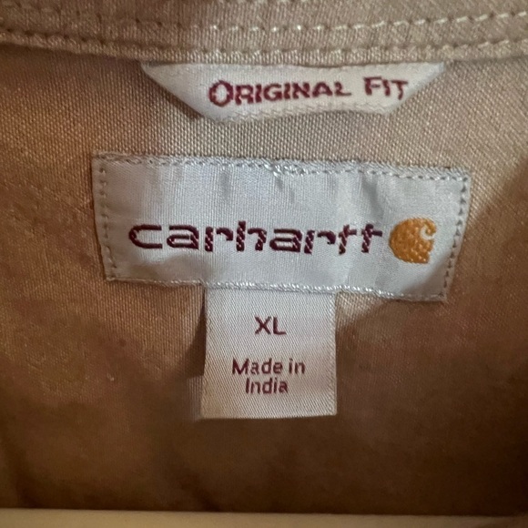 CARHARTT original fit Mens size XL button down casual shirt - Picture 6 of 10